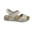 Leon Footwear Off-white sandals - double strap with heel strap - material: Leather & Polyurethane