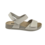 Leon Footwear Sandalen offwhite - dubbele band met hielband - materiaal: Leer & Polyurethaan