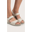 Leon Footwear Off-white sandals - double strap with heel strap - material: Leather & Polyurethane