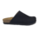 Leon Footwear Leon Clogs - suede leather upper - comfortable soft footbed - black