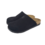 Leon Footwear Leon Clogs – Obermaterial aus Wildleder – bequemes, weiches Fußbett – schwarz