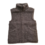 Bodywarmer 100% wool natural black