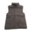 Bodywarmer 100% wool natural black