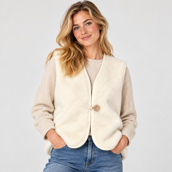 Queenie – Bodywarmer aus 100 % Wolle – S, M, L, XL