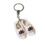Keychain two clogs with logo
