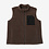 Heren Wollen Vest Bruin – 100% Schapenwol