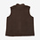 Heren Wollen Vest Bruin – 100% Schapenwol