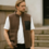 Herren-Strickjacke aus Wolle, braun – 100 % Schafwolle