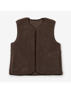  Ladies' Wool Cardigan Brown – 100% Sheep Wool