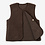 Damen-Strickjacke aus Wolle, braun – 100 % Schafwolle