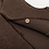 Damen-Strickjacke aus Wolle, braun – 100 % Schafwolle