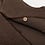 Ladies' Wool Cardigan Brown – 100% Sheep Wool
