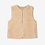 Dames Wollen Vest beige – 100% Schapenwol