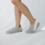 DINA Dames Pantoffels Grijs – Zachte Wollen Sloffen met antislip zool