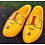 Polyester pair of giant clogs 85cm