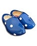  Tupfen Clogs blau