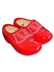  Traditional red woodenshoes