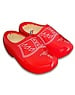  Clogs rot mit Besatz