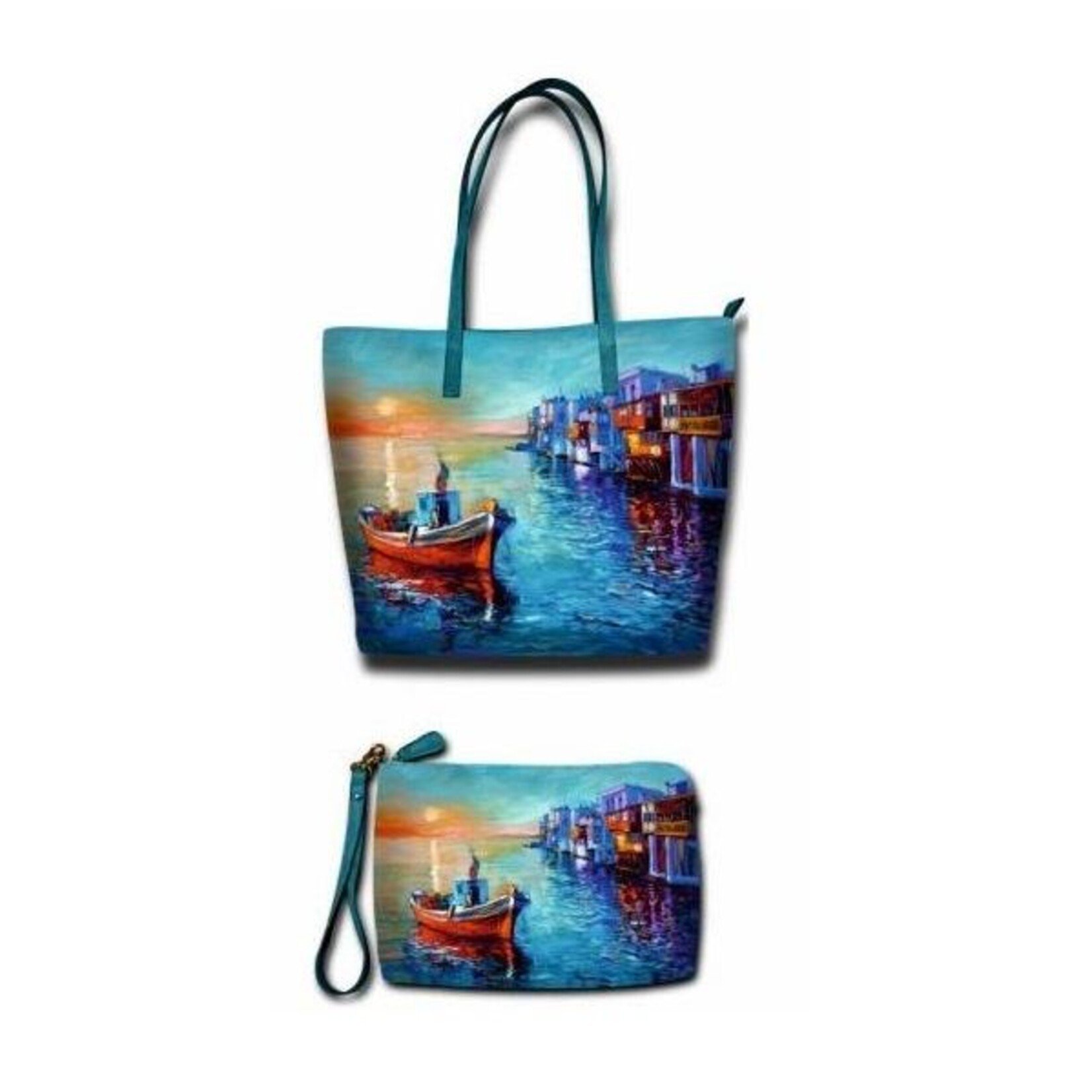 Mykonos Painting bagset