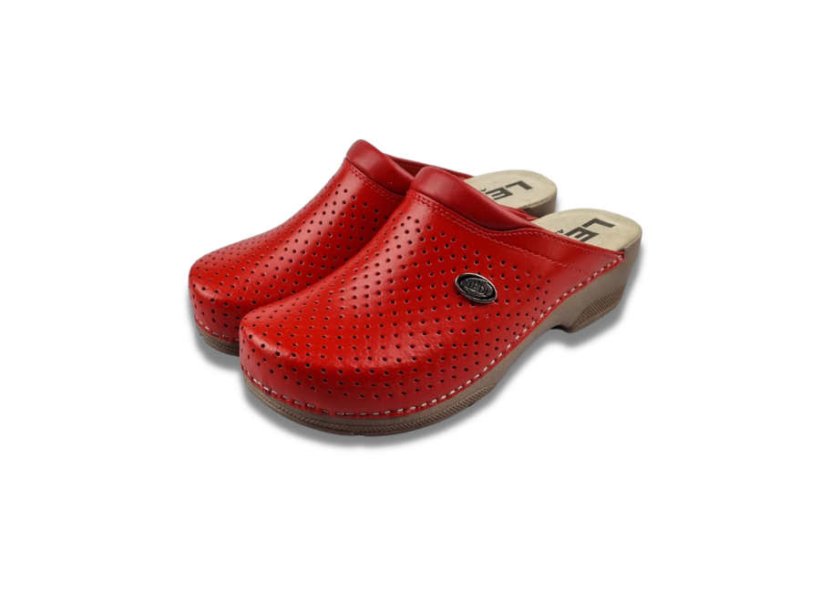 Medical clogs from Ledi by Dina - Red
