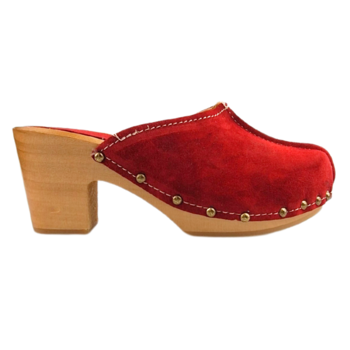 DINA Dina High heel red suede