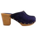 DINA Dina hoge hak navy blue suede