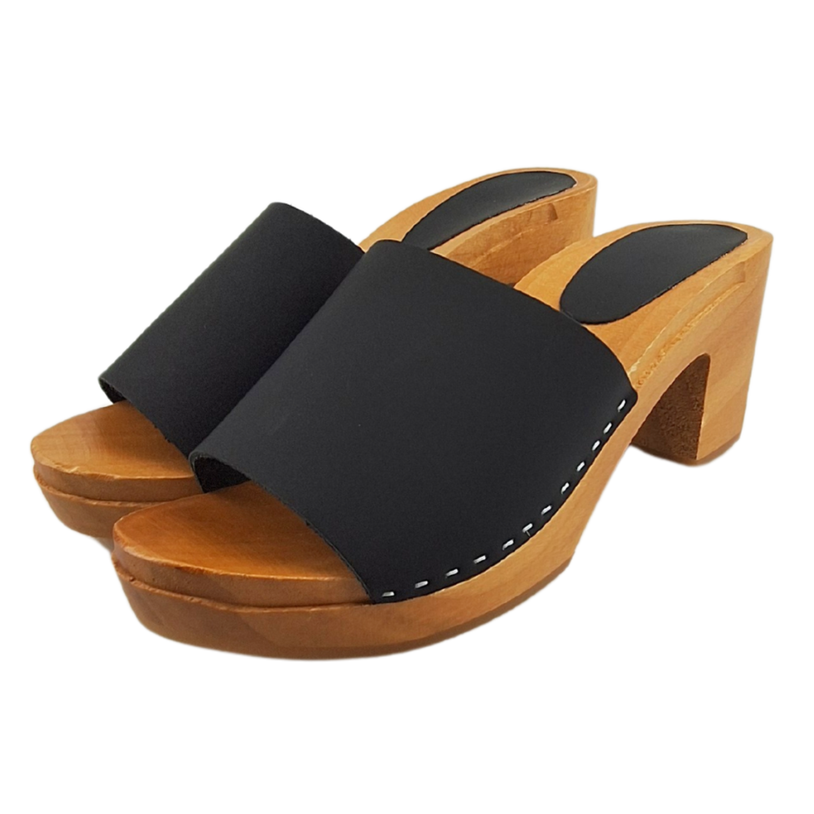 DINA Dina heels matt black open toe