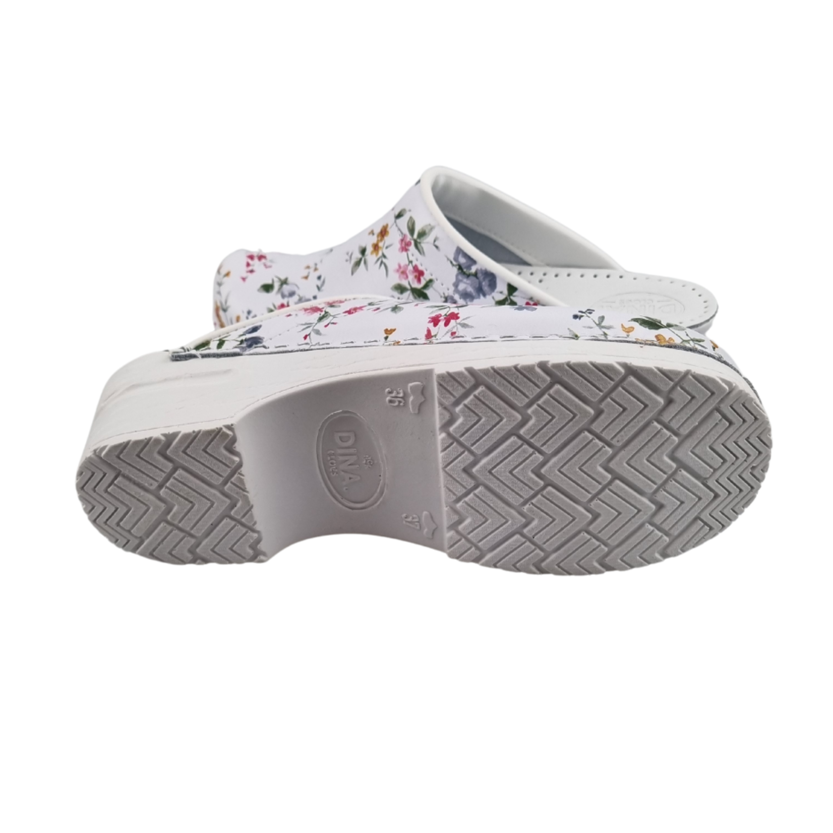 DINA Dina's medical clogs - Flower motif