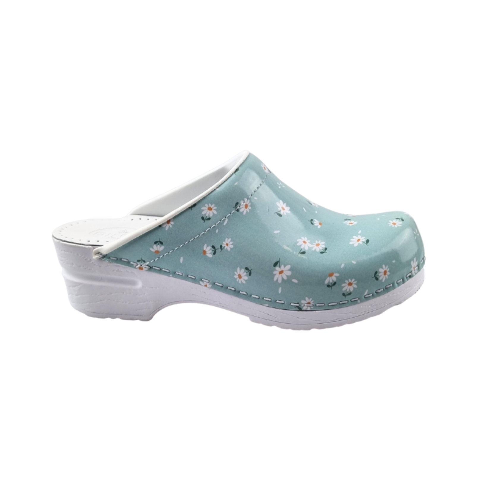 DINA Dina Medical clogs blue daisies