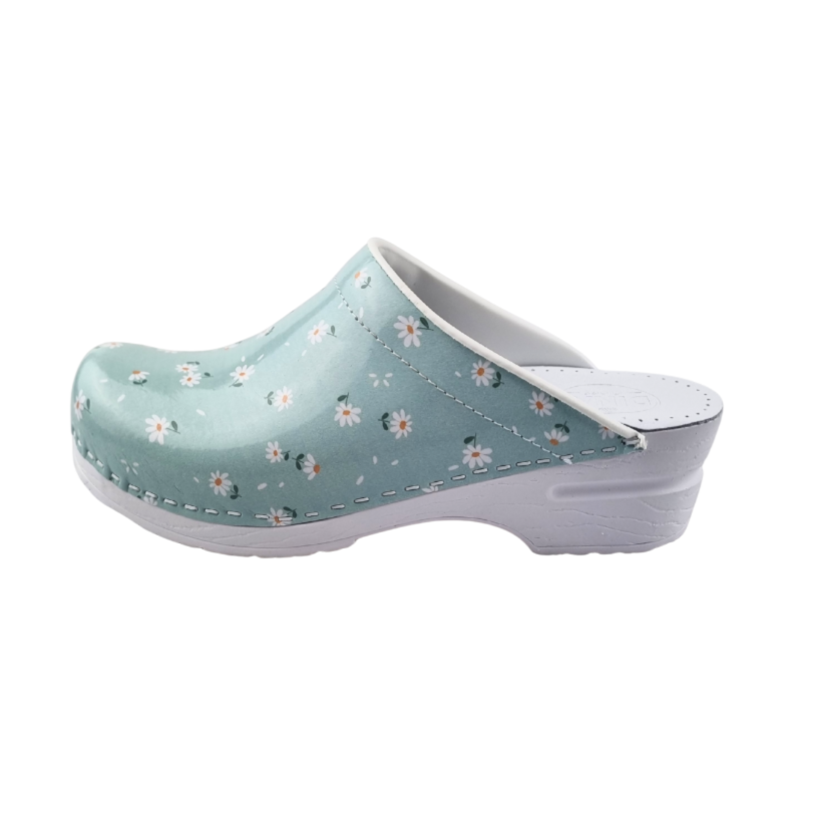 DINA Dina Medical clogs blue daisies