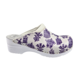 DINA Medische klompen - Delftsblauw patroontje - Dina