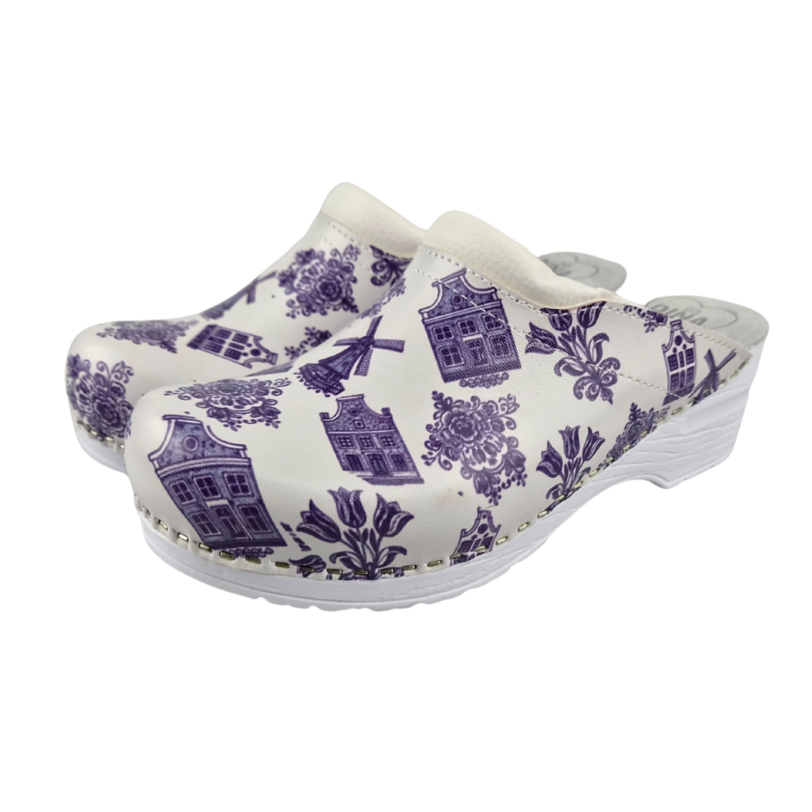 DINA Medical clogs - Delft blue pattern - Dina
