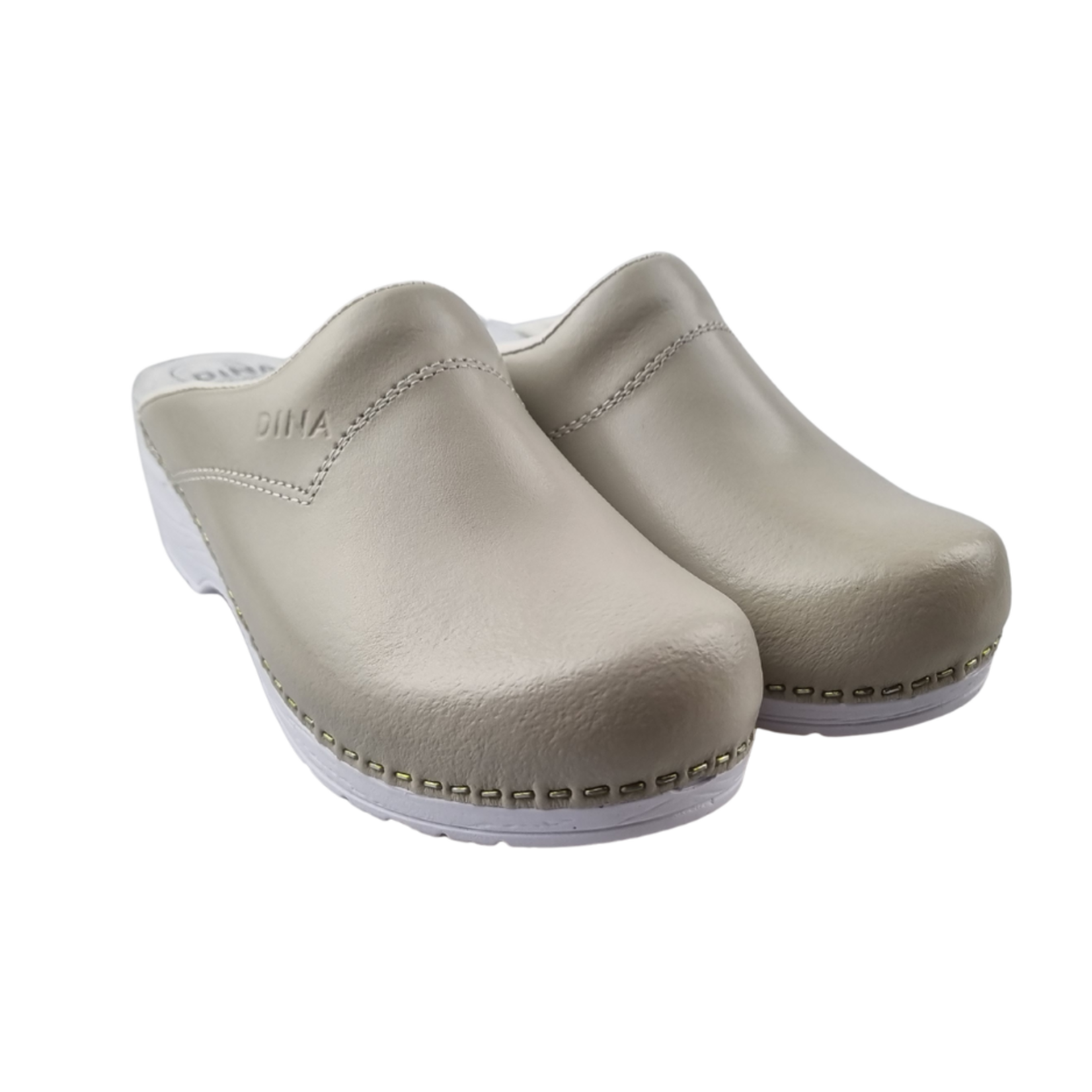 DINA Dina Medical clogs - beige with white sole