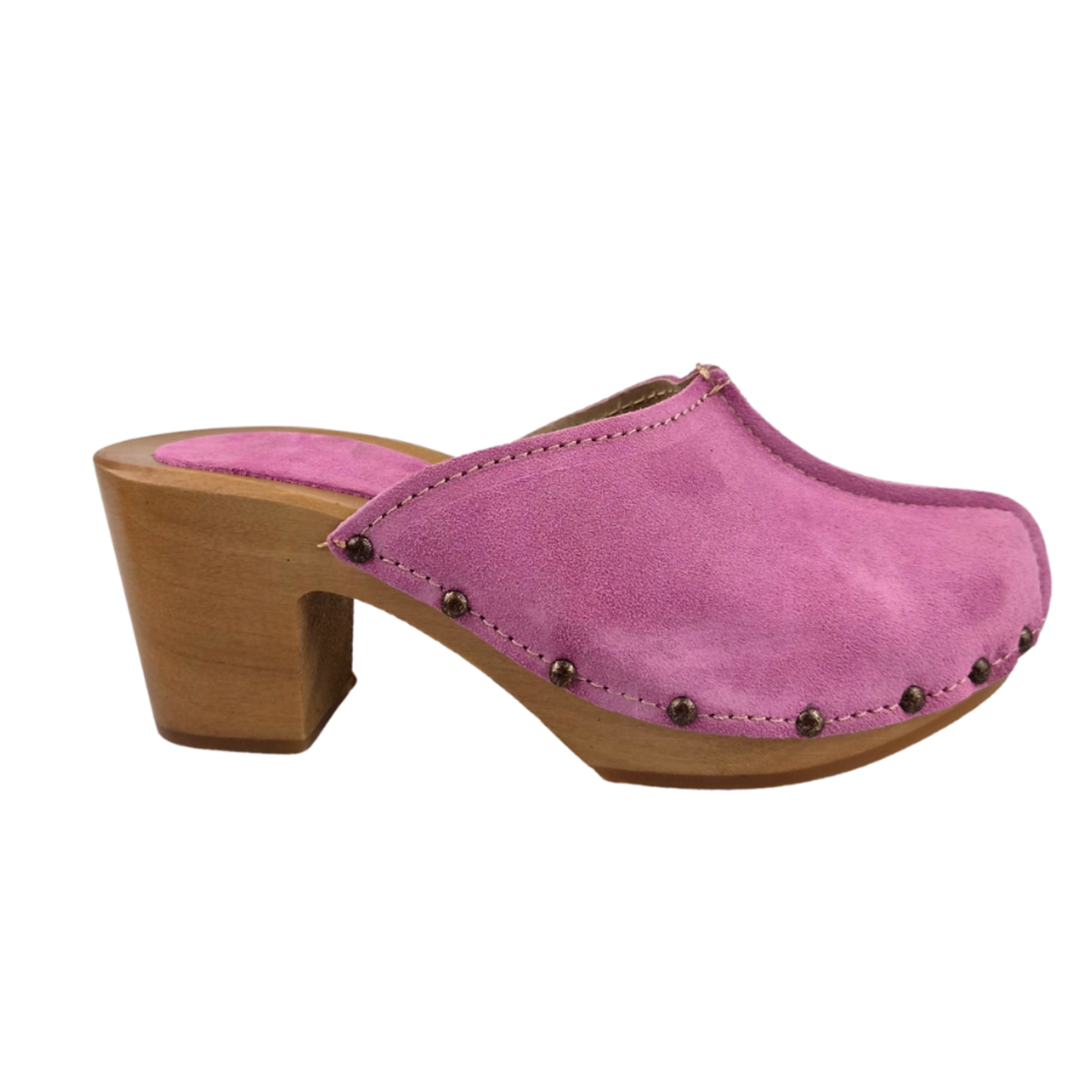 DINA Dina Scandinavian Heels pink suede