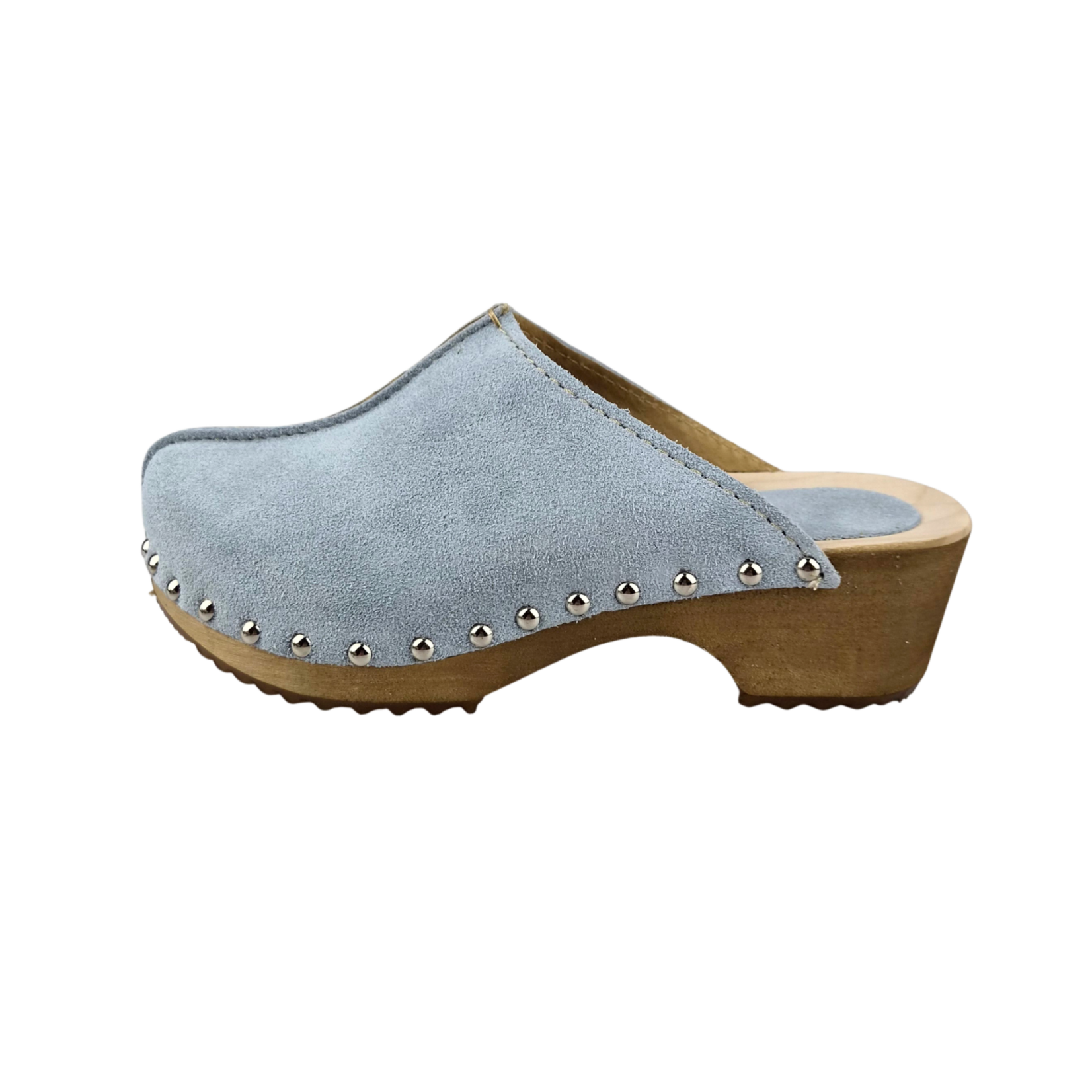 DINA Dina Lykke Clog - suede edition - Mint blue