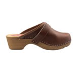 DINA Dina Zweedse klompen bruin  Unisex