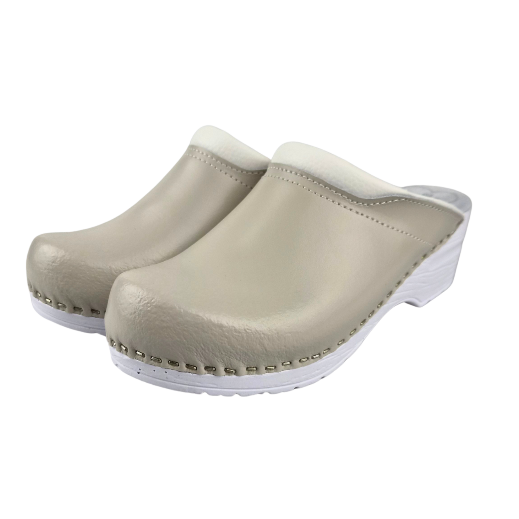 DINA Dina Medical clogs - beige with white sole
