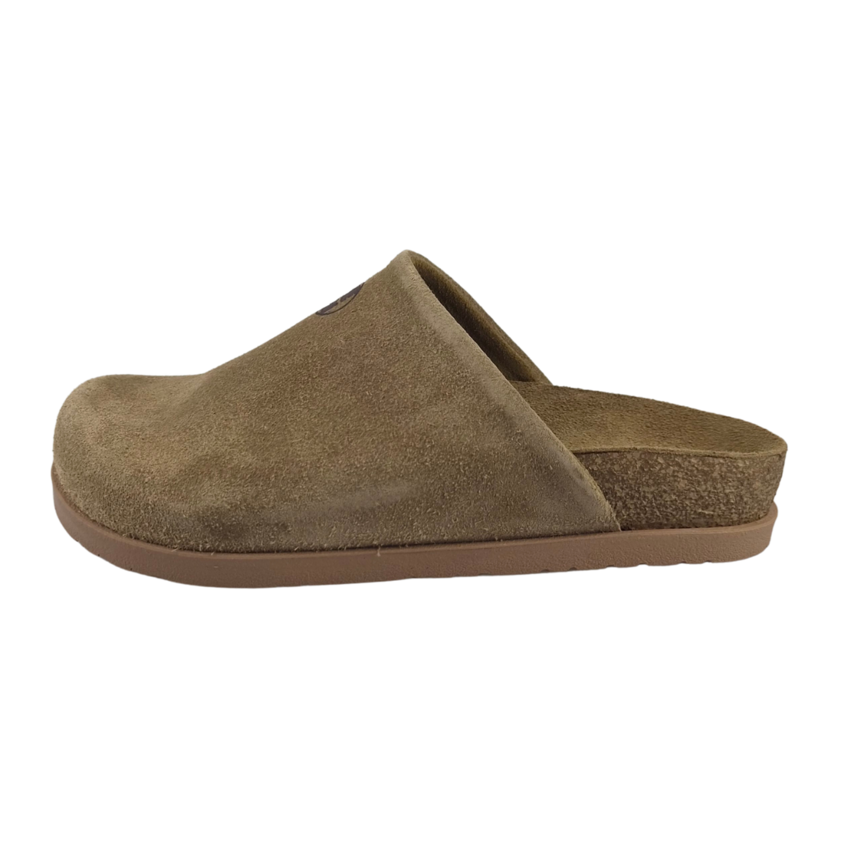 Leon Footwear Leon Clogs - suede leather upper - comfortable soft footbed - beige
