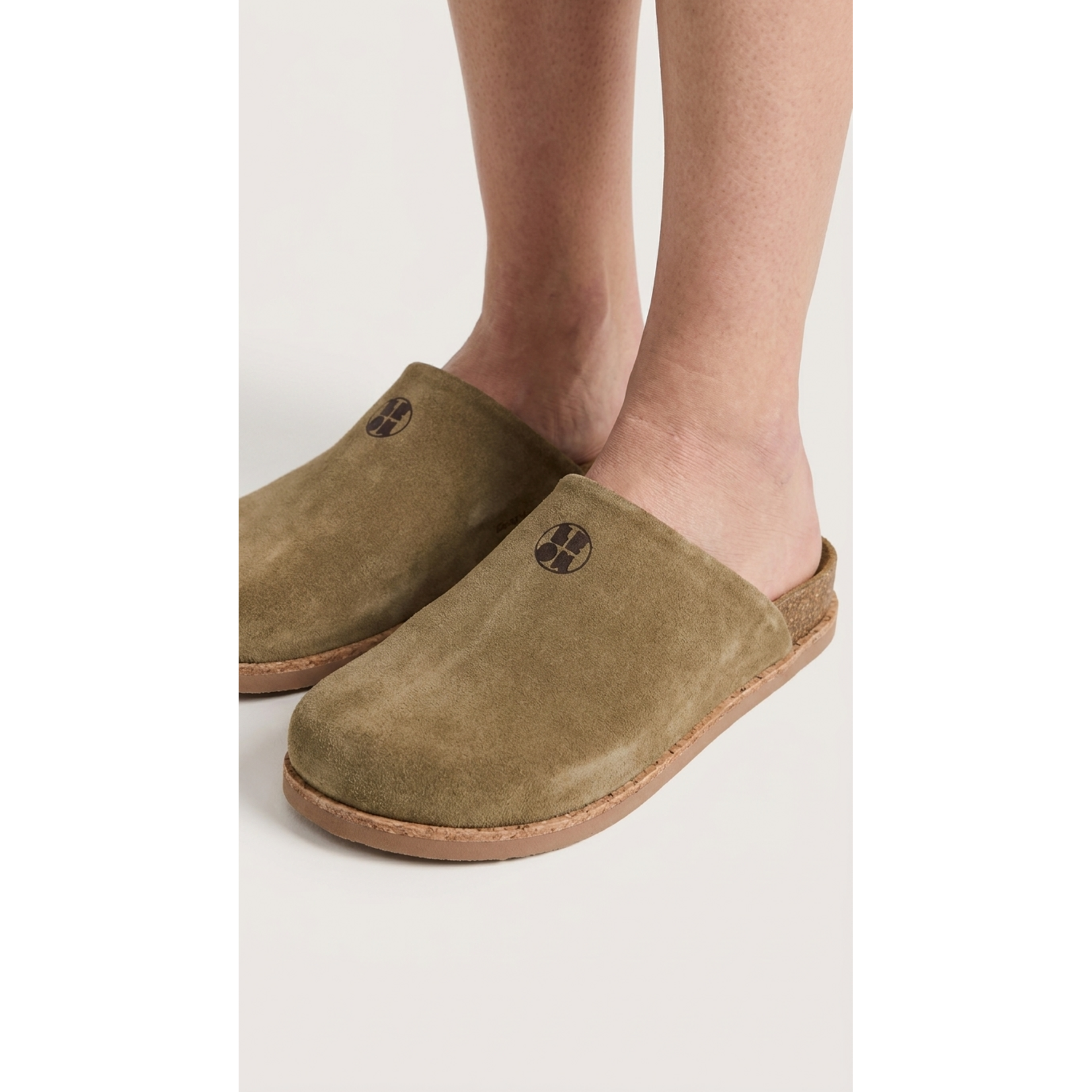 Leon Footwear Leon Clogs - suede leather upper - comfortable soft footbed - beige