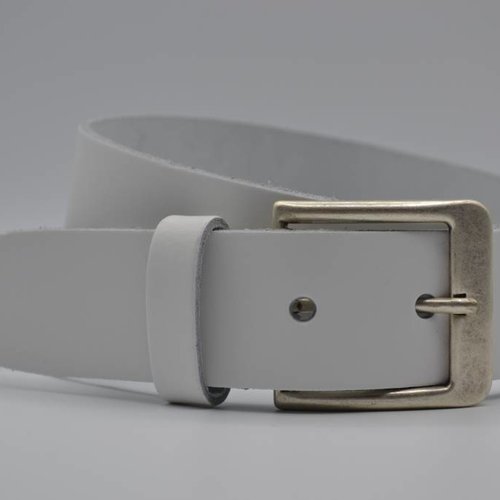 4cm witte nette riem 