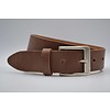 Scotts Bluf Scotts Bluf 4cm brede moderne casual riem met oud ziveren casual gesp.