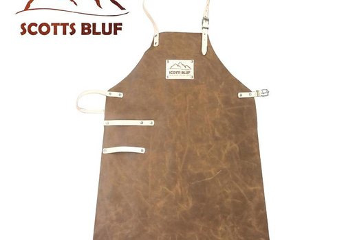 Scotts Bluf BBQ Schort Scottsbluf cognac