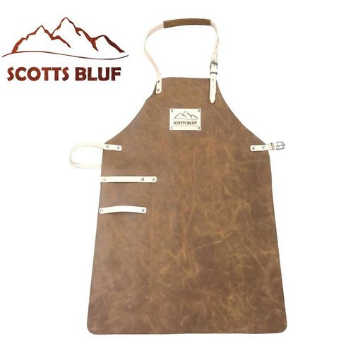 BBQ Schort Scottsbluf cognac 
