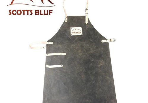 Scotts Bluf BBQ Schort Scottsbluf zwart/tan used look