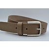 split lederen taupe dames/heren riem