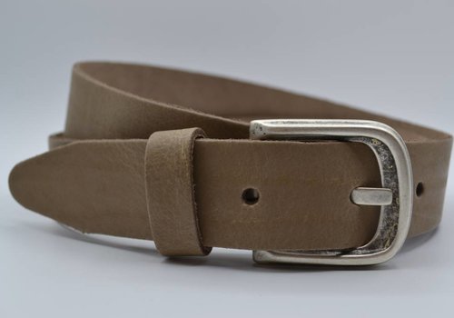 Scotts Bluf split lederen 35 mm taupe casual riem Scotts Bluf split lederen 35 mm taupe casual riem