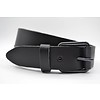 split lederen 40mm zwarte casual riem