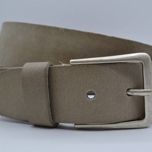 mooie taupe vintage volnerf jeansriem 