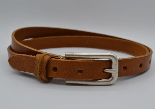 Rock 'n Rich cognac 20mm brede riem met speelse lus Rock 'n Rich cognac 20mm brede riem met speelse lus