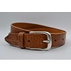 3cm cognac italiaans volnerf lederen casual riem